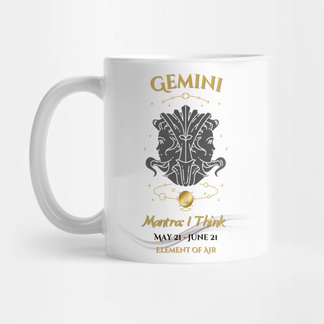Zodiac Gemini Mantra by Mazzlo Shop